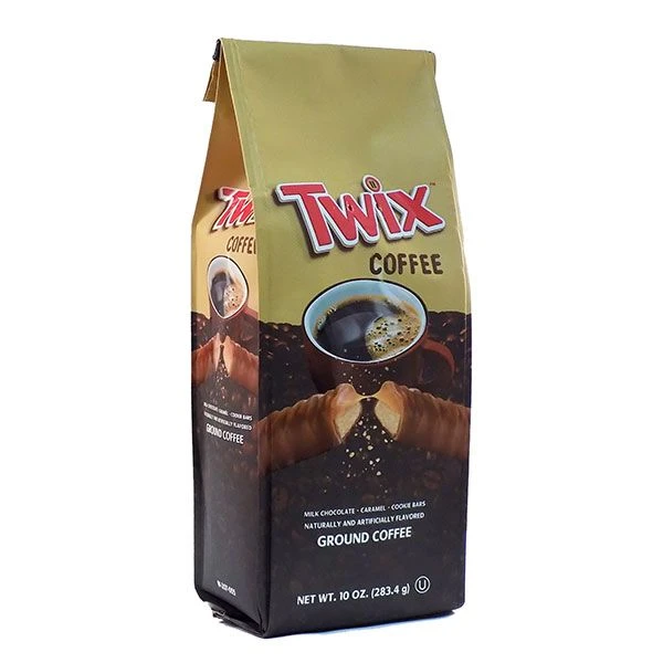 Twix Milk Chocolate, Caramel And Cookie Bars, Naturally And Artificially Flavored Ground Coffee, 2/10 Oz Bag 2 Twix Milk Chocolate, Caramel And Cookie Bars, Naturally And Artificially Flavored Ground Coffee, 2/10 Oz Bag - Image 2
